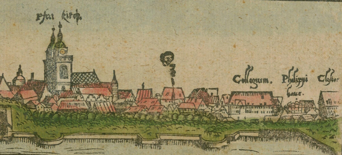 Wittenberger Stadtansicht, 1556 Wittenberger Stadtansicht, 1556