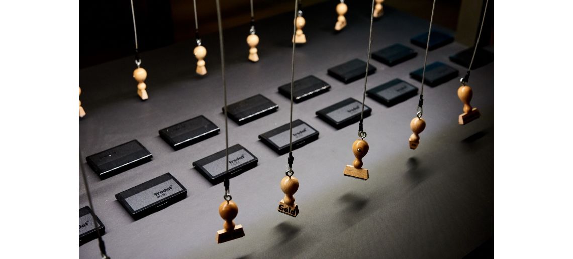 Die Stempelstation der Mitmachausstellung