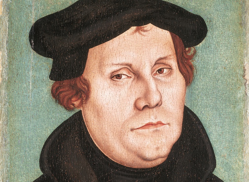 Porträt Martin Luthers von Lucas Cranach