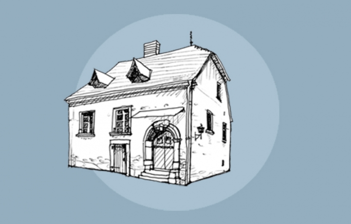 Illustration zu Luthers Elternhaus