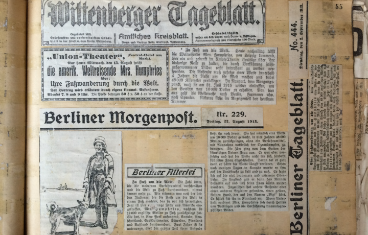Zeitungsausschnitte von 1913 Zeitungsausschnitte von 1913