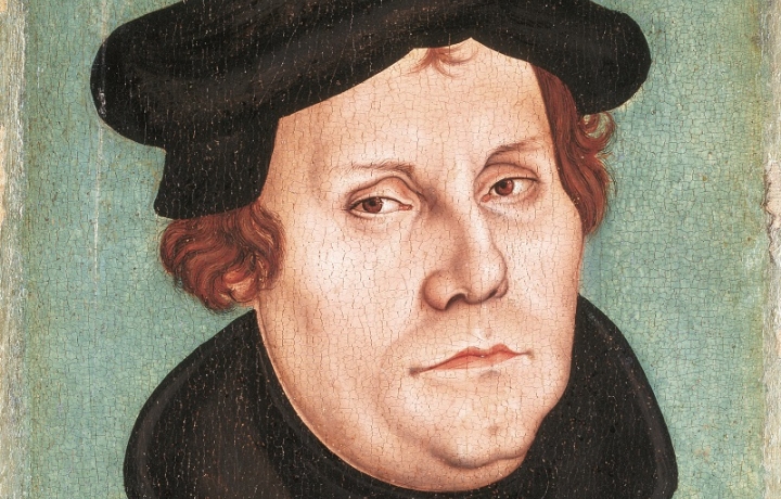 Porträt Martin Luthers von Lucas Cranach