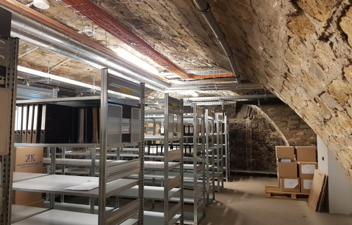 Das Archiv unter dem Augusteum in Wittenberg Das Archiv unter dem Augusteum in Wittenberg