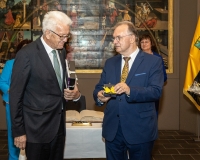 Winfried Kretschmann und Reiner Haseloff im Gespräch
